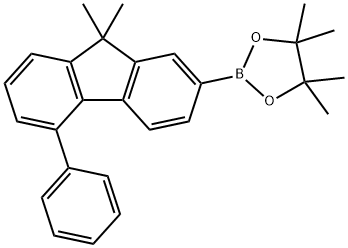 1,3,2-Dioxaborolane, 2-(9,9-dimethyl-5-phenyl-9H-fluoren-2-yl)-4,4,5,5-tetramethyl- Structure