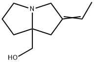 1H-Pyrrolizine-7a(5H)-methanol, 2-ethylidenetetrahydro- Structure