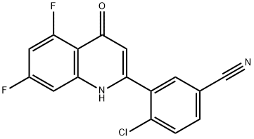 2829349-96-2 4-Chloro-3-(5,7-difluoro-1,4-dihydro-4-oxo-2-quinolinyl)benzonitrile