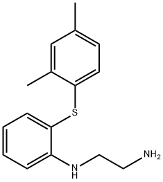 1,2-Ethanediamine, N1-[2-[(2,4-dimethylphenyl)thio]phenyl]- Struktur