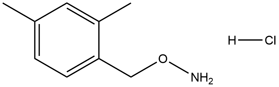 O-(2,4-Dimethylbenzyl)hydroxylamine Hydrochloride Struktur