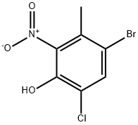 2834082-90-3 4-溴-6-氯-3-甲基-2-硝基苯酚