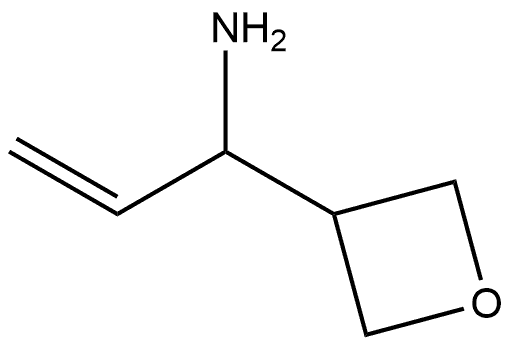 α-Ethenyl-3-oxetanemethanamine 化学構造式
