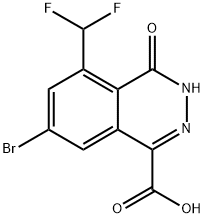 2836225-56-8 7-溴-5-(二氟甲基)-4-氧代-3,4-二氢酞嗪-1-羧酸