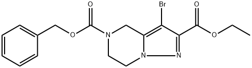 2836309-99-8 5-苄基-2-乙基3-溴-6,7-二氢吡唑并[1,5-A]吡嗪-2,5(4H)-二羧酸
