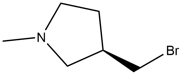 (R)-3-(bromomethyl)-1-methylpyrrolidine,2836622-52-5,结构式