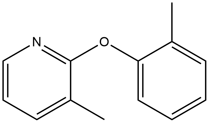 3-Methyl-2-(2-methylphenoxy)pyridine 结构式