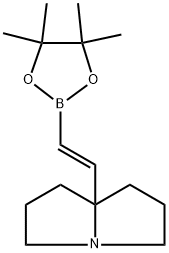 (E)-7A-(2-(4,4,5,5-四甲基-1,3,2-二氧杂硼烷-2-基)乙烯基)六氢-1H-吡咯嗪,2837903-08-7,结构式