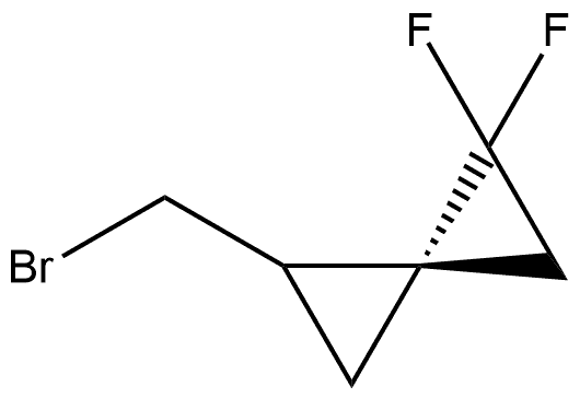 REL-(3R,4S)-4-(溴甲基)-1,1-二氟螺[2.2]戊烷,2838097-85-9,结构式