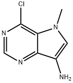 4-氯-5-甲基-5H-吡咯并[3,2-D]嘧啶-7-胺,2839502-35-9,结构式