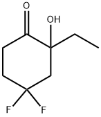2-乙基-4,4-二氟-2-羟基环己烷-1-酮,2839564-79-1,结构式