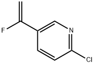 Pyridine, 2-chloro-5-(1-fluoroethenyl)- 化学構造式