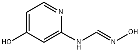 Methanimidamide, N-hydroxy-N'-(4-hydroxy-2-pyridinyl)- Struktur