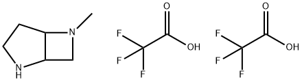 2,6-Diazabicyclo[3.2.0]heptane, 6-methyl-, 2,2,2-trifluoroacetate (1:2) Structure