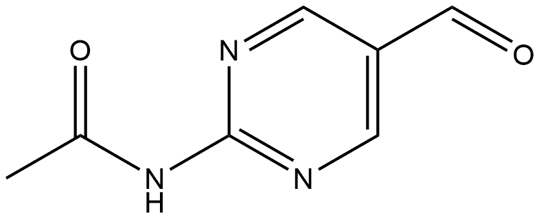 N-(5-formylpyrimidin-2-yl)acetamide Structure