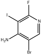 4-Pyridinamine, 5-bromo-2-fluoro-3-iodo-|5-溴-2-氟-3-碘吡啶-4-胺