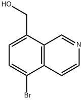 8-Isoquinolinemethanol, 5-bromo- Struktur