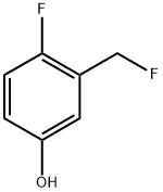 4-氟-3-(氟甲基)苯酚 结构式