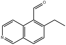 5-Isoquinolinecarboxaldehyde, 6-ethyl- Struktur