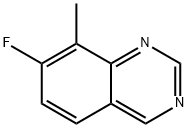 Quinazoline, 7-fluoro-8-methyl- Structure