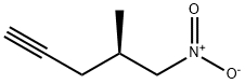 1-Pentyne, 4-methyl-5-nitro-, (4R)- Struktur