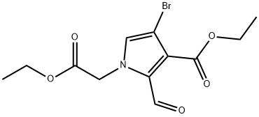 2844395-39-5 4-溴-3-(乙氧羰基)-2-甲酰基-1H-吡咯-1-乙酸乙酯