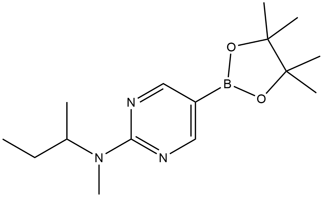 N-Methyl-N-(1-methylpropyl)-5-(4,4,5,5-tetramethyl-1,3,2-dioxaborolan-2-yl)-2... Structure