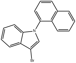3-溴-1-(萘-1-基)-1H-吲哚,2845126-51-2,结构式