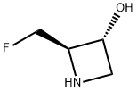 3-Azetidinol, 2-(fluoromethyl)-, (2R,3R)- Structure