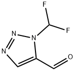 1H-1,2,3-Triazole-5-carboxaldehyde, 1-(difluoromethyl)- Struktur