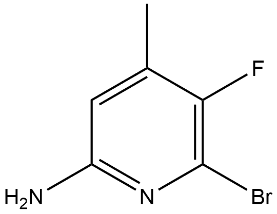 6-Bromo-5-fluoro-4-methylpyridin-2-amine Struktur