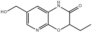 1H-Pyrido[2,3-b][1,4]oxazin-2(3H)-one, 3-ethyl-7-(hydroxymethyl)- Structure