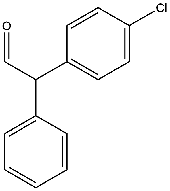 Benzeneacetaldehyde, 4-chloro-α-phenyl- Structure