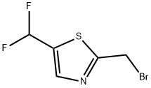 Thiazole, 2-(bromomethyl)-5-(difluoromethyl)- Struktur