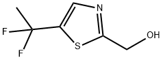 2-Thiazolemethanol, 5-(1,1-difluoroethyl)- Struktur