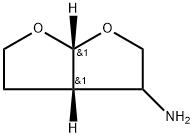 Furo[2,3-b]furan-3-amine, hexahydro-, (3aS,6aR)- Struktur