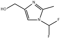 1H-Imidazole-4-methanol, 1-(difluoromethyl)-2-methyl- Struktur