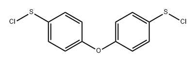 Benzenesulfenyl chloride, 4,4'-oxybis- Structure