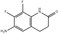 2(1H)-Quinolinone, 6-amino-7,8-difluoro-3,4-dihydro- Structure