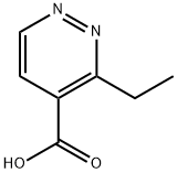 4-Pyridazinecarboxylic acid, 3-ethyl- Structure
