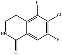 6-氯-5,7-二氟-3,4-二氢异喹啉-1(2H)-酮,2857093-16-2,结构式