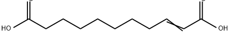 2-十一碳烯-1,11-二酸,28598-92-7,结构式