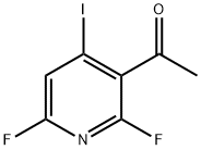 Ethanone, 1-(2,6-difluoro-4-iodo-3-pyridinyl)- Struktur