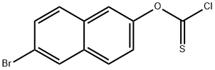 O-(6-Bromo-2-naphthalenyl) carbonochloridothioate,2863676-70-2,结构式