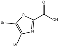 4,5-Dibromo-2-oxazolecarboxylic acid Structure