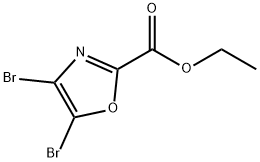 Ethyl 4,5-dibromo-2-oxazolecarboxylate 结构式