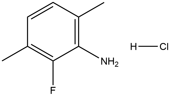 2-Fluoro-3,6-dimethyl-phenylamine hydrochloride Structure