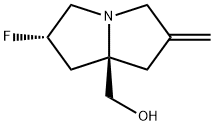 1H-Pyrrolizine-7a(5H)-methanol, 2-fluorotetrahydro-6-methylene-, (2S,7aR)-|((2S,7AR)-2-氟-6-亚甲基四氢1H-吡咯嗪-7A(5H)-基)甲醇