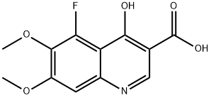 3-Quinolinecarboxylic acid, 5-fluoro-4-hydroxy-6,7-dimethoxy-|5-氟-4-羟基-6,7-二甲氧基喹啉-3-羧酸