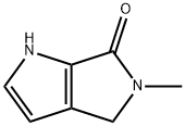 Pyrrolo[3,4-b]pyrrol-6(1H)-one, 4,5-dihydro-5-methyl- 化学構造式